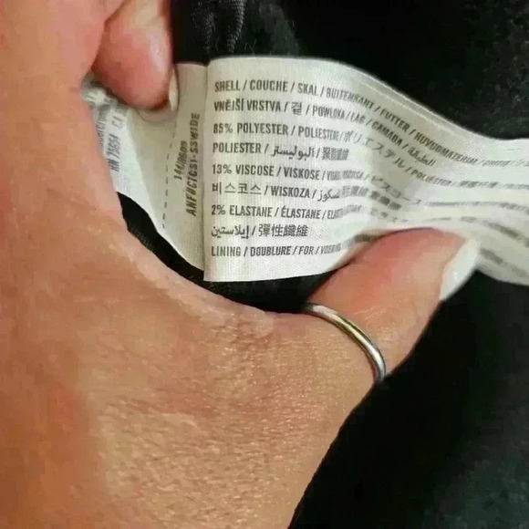 Abercrombie & Fitch Men's Black Date Night Trucker Jacket M - Picture 9 of 11